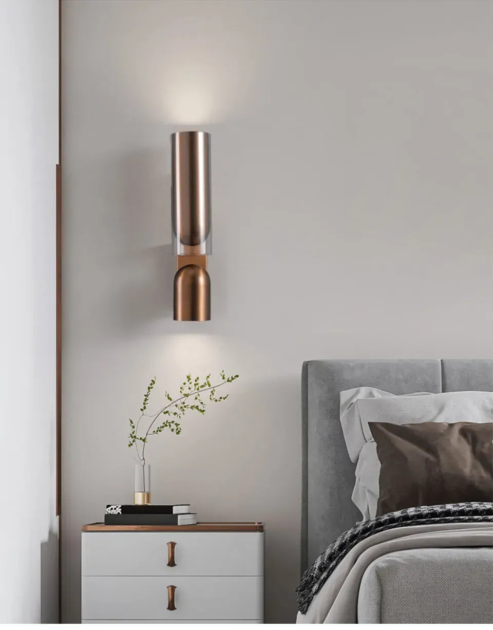 Verthara Premium Vintage Rotatable Glass Wall Lamp