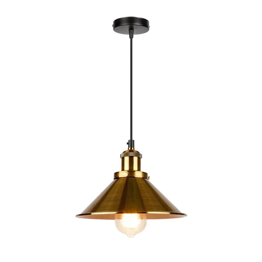 Verthara Premium Vintage Three-Head Industrial Pendant Light