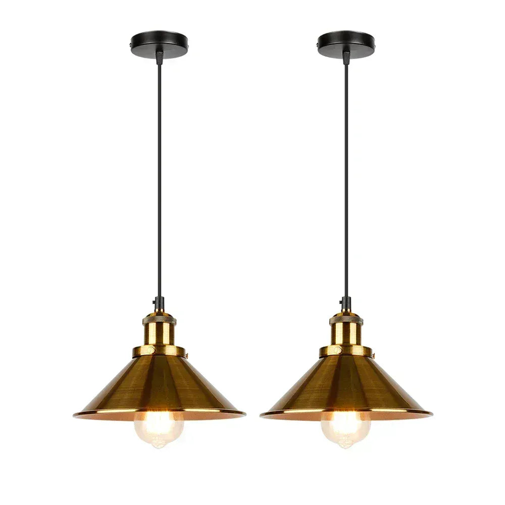 Verthara Premium Vintage Three-Head Industrial Pendant Light