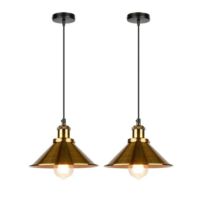 Verthara Premium Vintage Three-Head Industrial Pendant Light