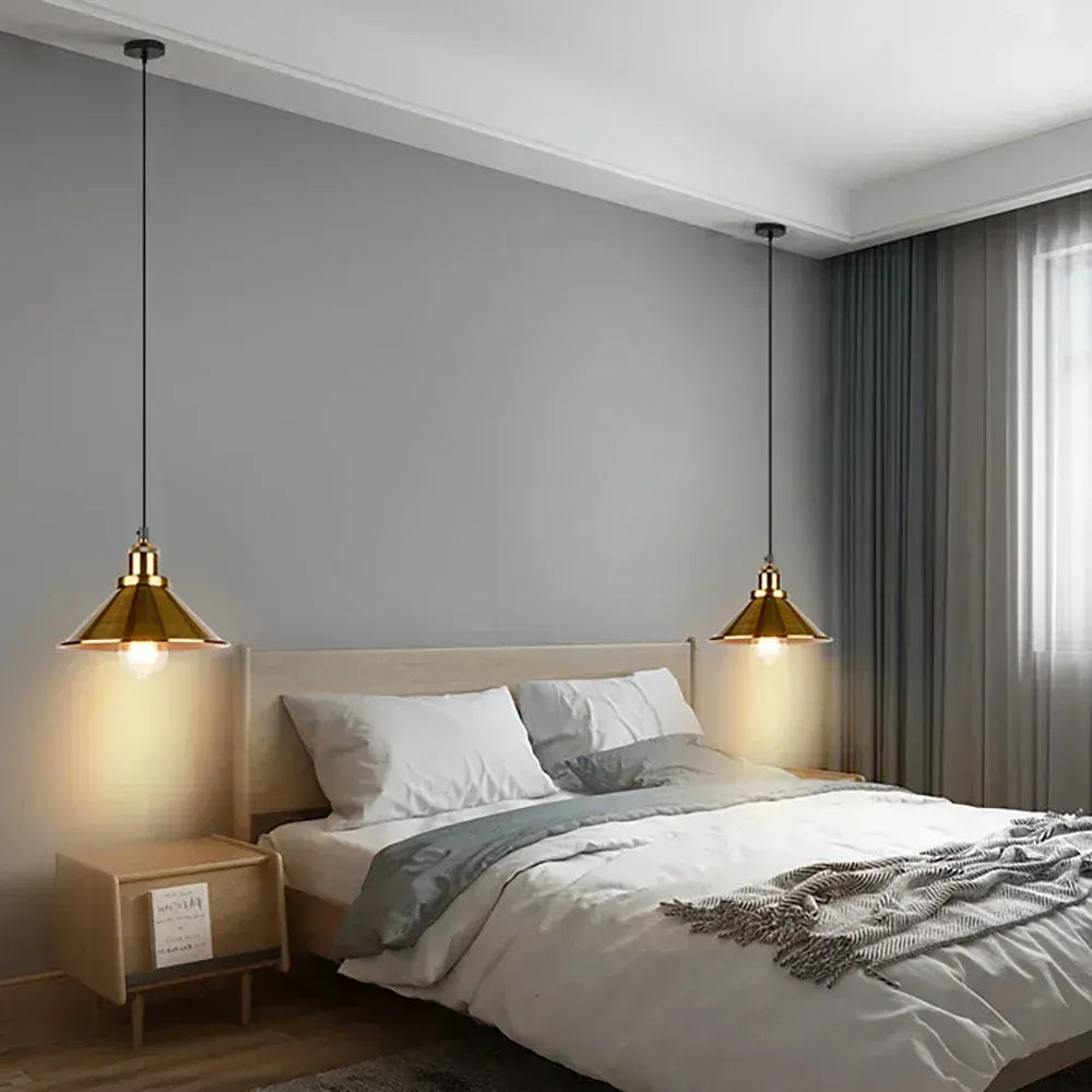 Verthara Premium Vintage Three-Head Industrial Pendant Light