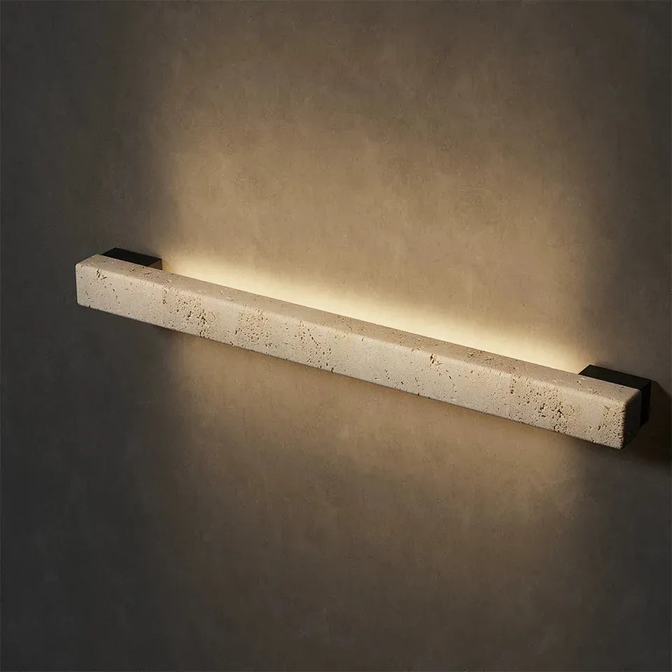 Verthara Premium Wabi-Sabi Cave Stone Linear Wall Light