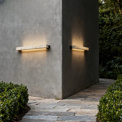 Verthara Premium Wabi-Sabi Cave Stone Linear Wall Light