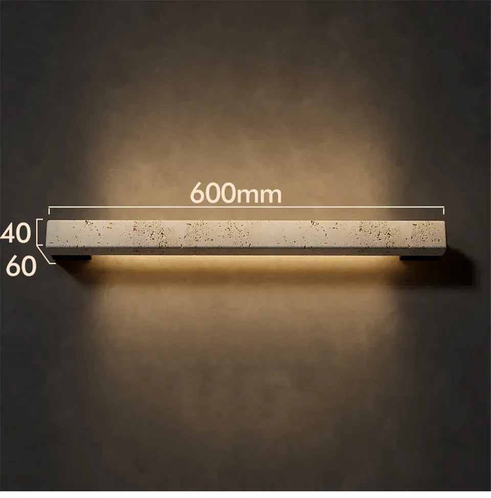 Verthara Premium Wabi-Sabi Cave Stone Linear Wall Light