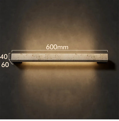 Verthara Premium Wabi-Sabi Cave Stone Linear Wall Light
