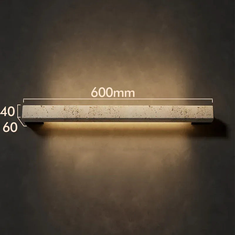 Verthara Premium Wabi-Sabi Cave Stone Linear Wall Light H60cm / Indoor (No waterproof)