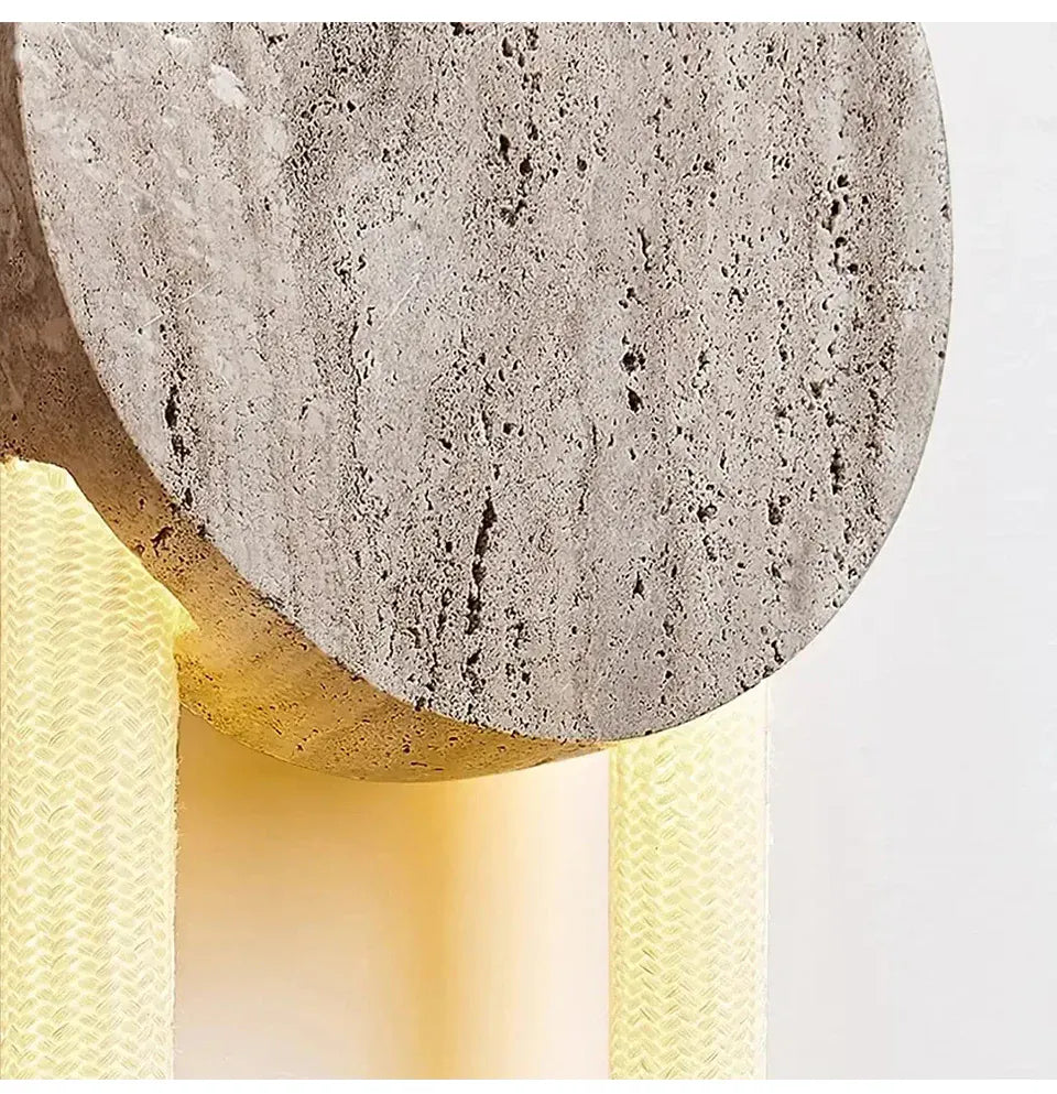Verthara Premium Wabi-Sabi Cave Stone Long Wall Light