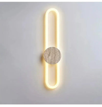 Verthara Premium Wabi-Sabi Cave Stone Long Wall Light