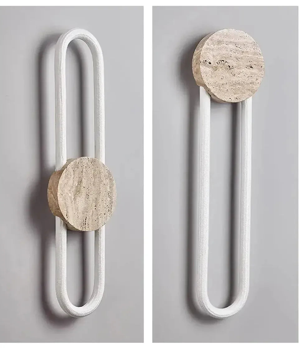 Verthara Premium Wabi-Sabi Cave Stone Long Wall Light