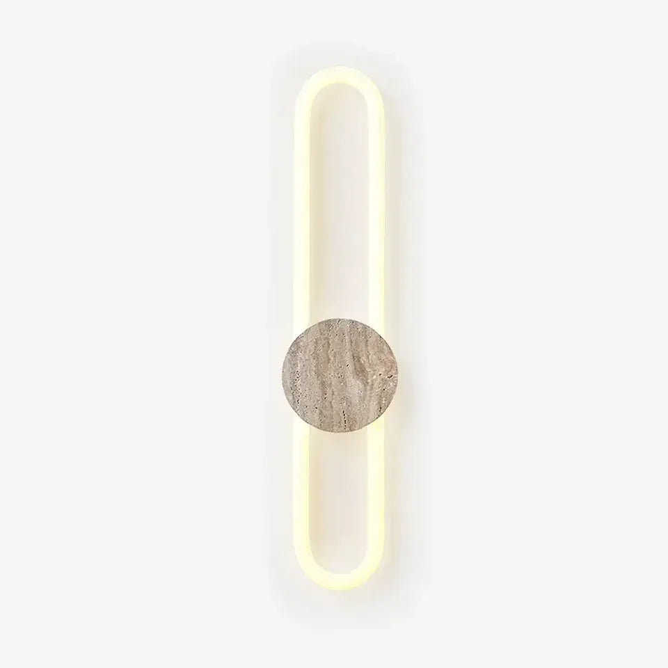 Verthara Premium Wabi-Sabi Cave Stone Long Wall Light