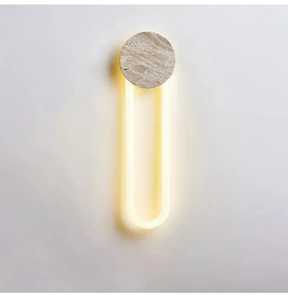 Verthara Premium Wabi-Sabi Cave Stone Long Wall Light