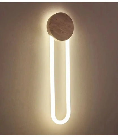 Verthara Premium Wabi-Sabi Cave Stone Long Wall Light