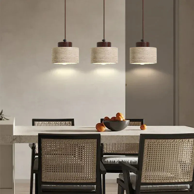 Verthara Premium Wabi-Sabi Cave Stone Pendant Chandelier