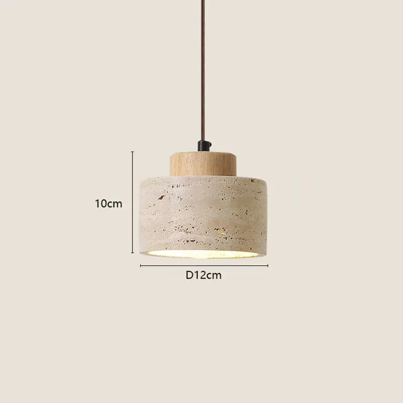 Verthara Premium Wabi-Sabi Cave Stone Pendant Chandelier A-style