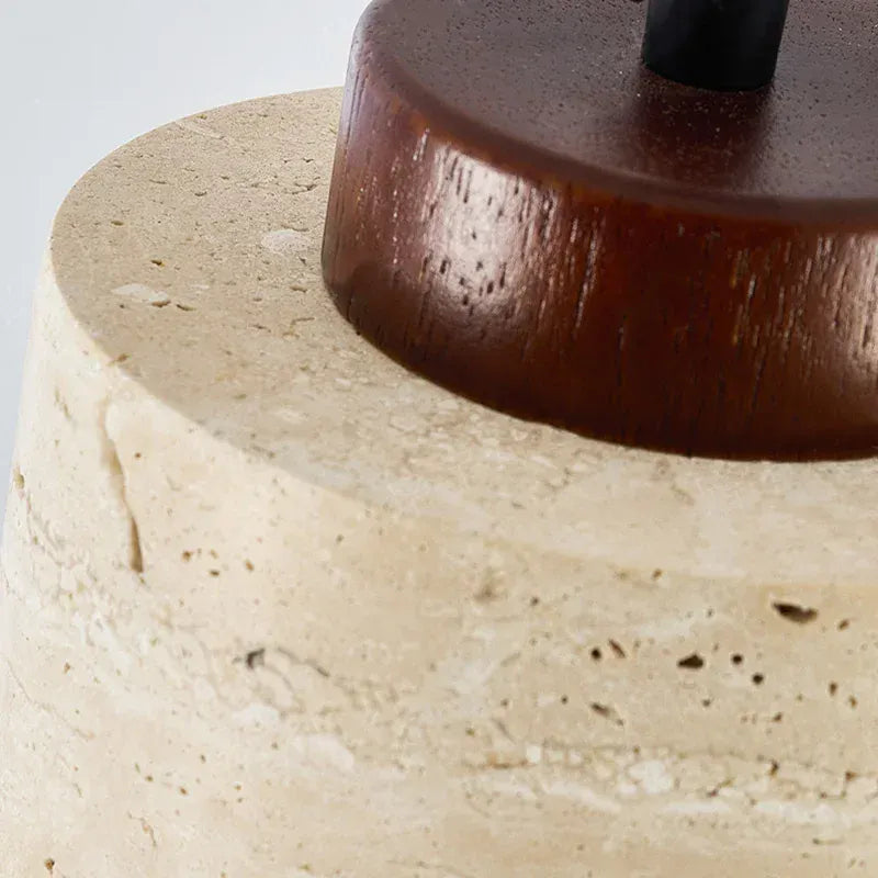 Verthara Premium Wabi-Sabi Cave Stone Pendant Chandelier