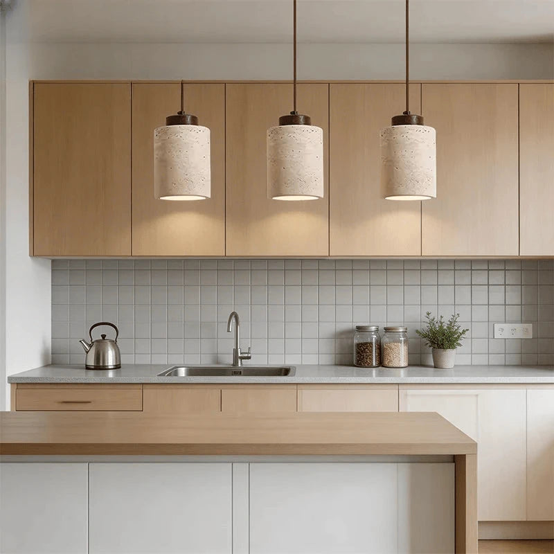Verthara Premium Wabi-Sabi Cave Stone Pendant Chandelier