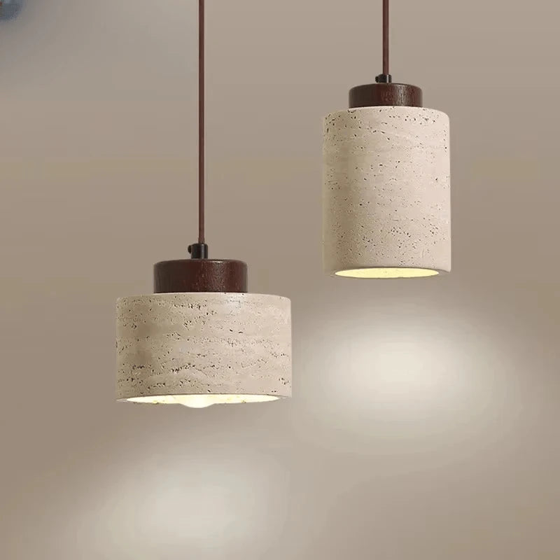 Verthara Premium Wabi-Sabi Cave Stone Pendant Chandelier