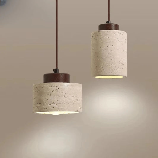 Verthara Premium Wabi-Sabi Cave Stone Pendant Chandelier