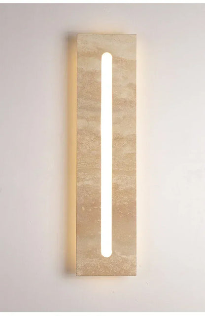 Verthara Premium Wabi-Sabi Natural Stone Outdoor Wall Light