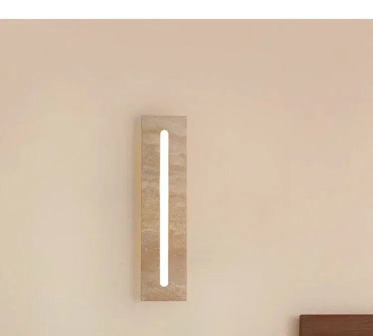 Verthara Premium Wabi-Sabi Natural Stone Outdoor Wall Light