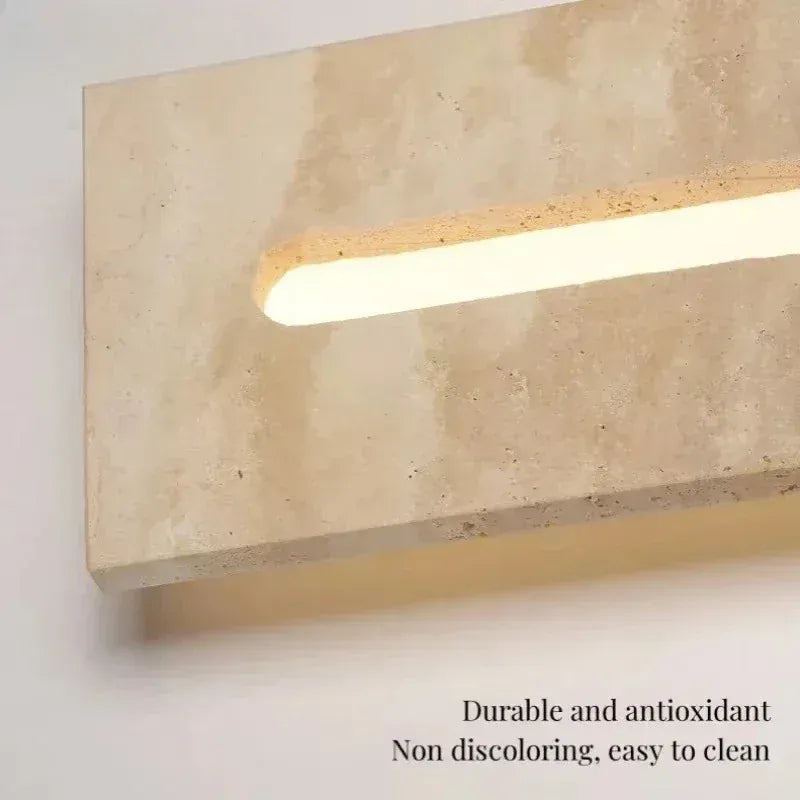 Verthara Premium Wabi-Sabi Natural Stone Outdoor Wall Light