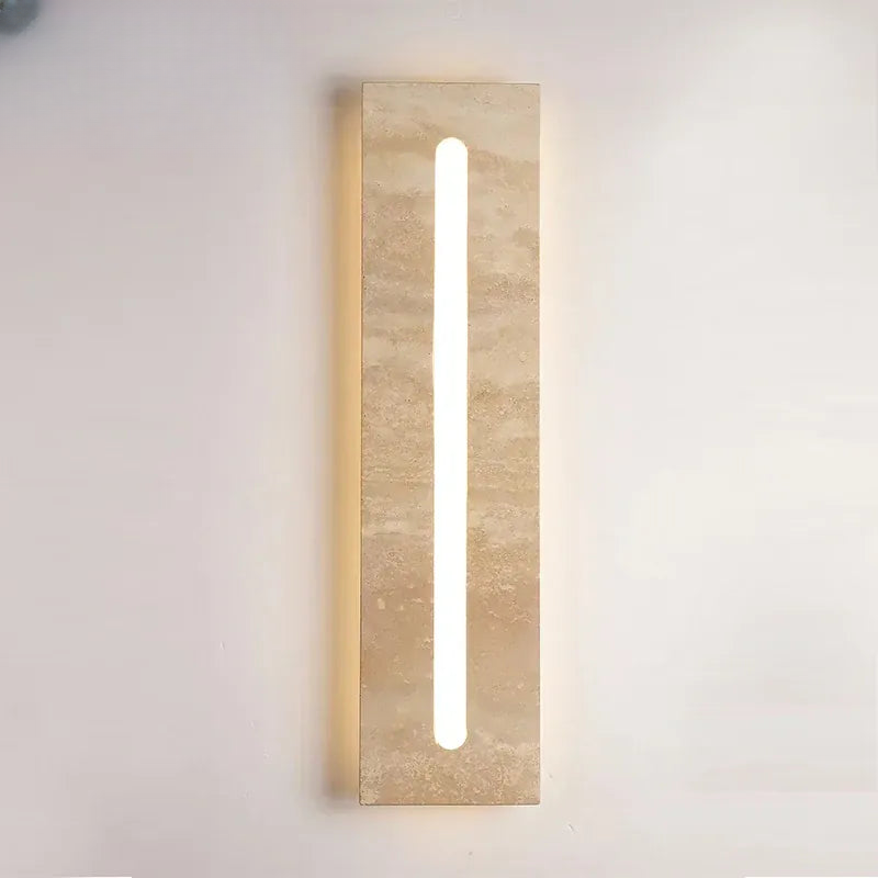 Verthara Premium Wabi-Sabi Natural Stone Outdoor Wall Light