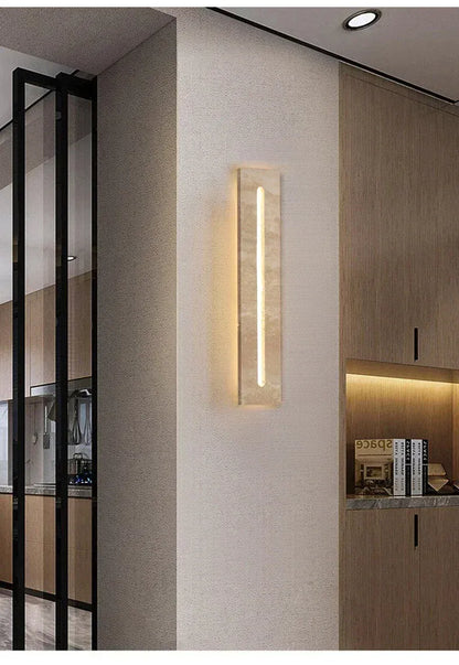 Verthara Premium Wabi-Sabi Natural Stone Outdoor Wall Light