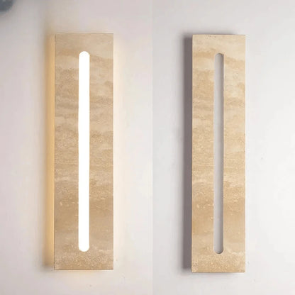 Verthara Premium Wabi-Sabi Natural Stone Outdoor Wall Light
