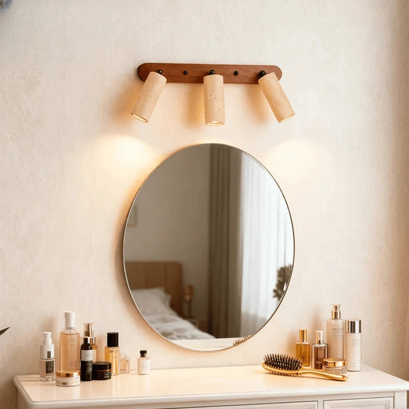 Verthara Premium Wabi-Sabi Stone Rotatable Vanity Wall Light