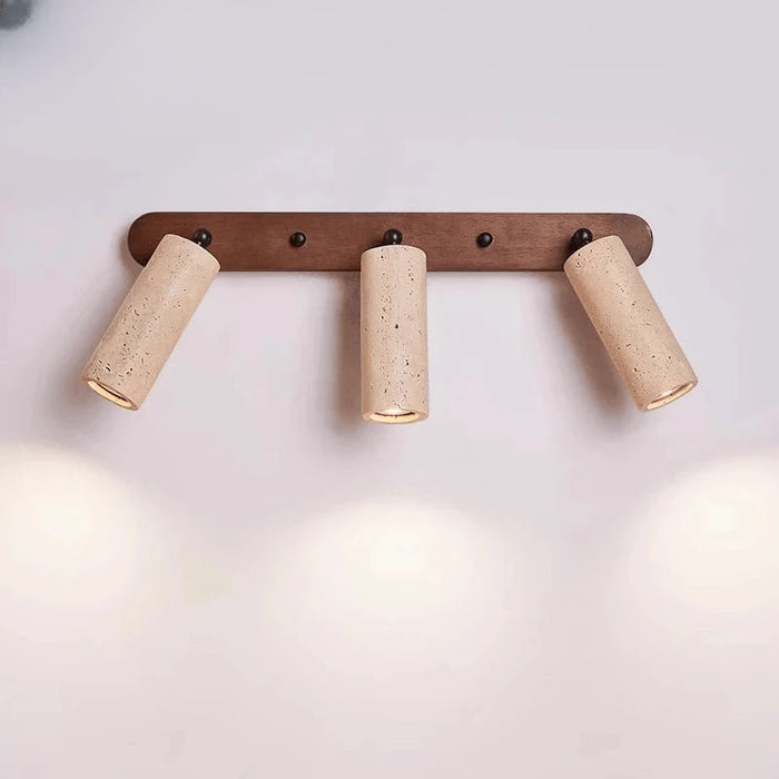 Verthara Premium Wabi-Sabi Stone Rotatable Vanity Wall Light