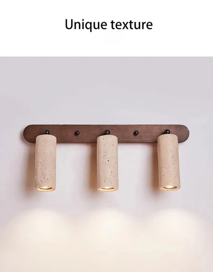 Verthara Premium Wabi-Sabi Stone Rotatable Vanity Wall Light