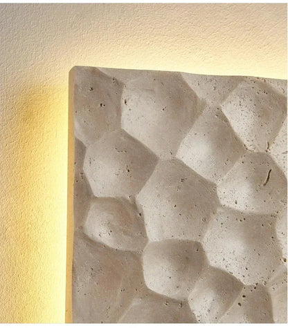 Verthara Premium Wabi-Sabi Travertine Stone Wall Light