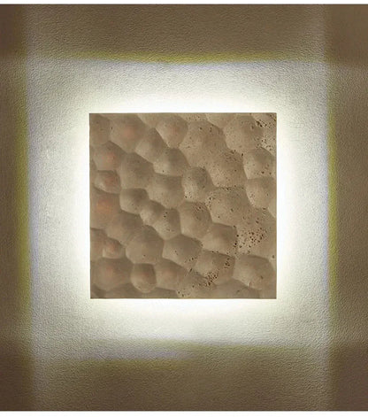Verthara Premium Wabi-Sabi Travertine Stone Wall Light