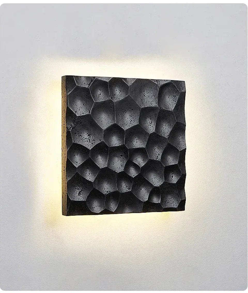 Verthara Premium Wabi-Sabi Travertine Stone Wall Light