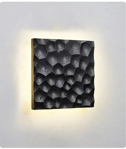 Verthara Premium Wabi-Sabi Travertine Stone Wall Light