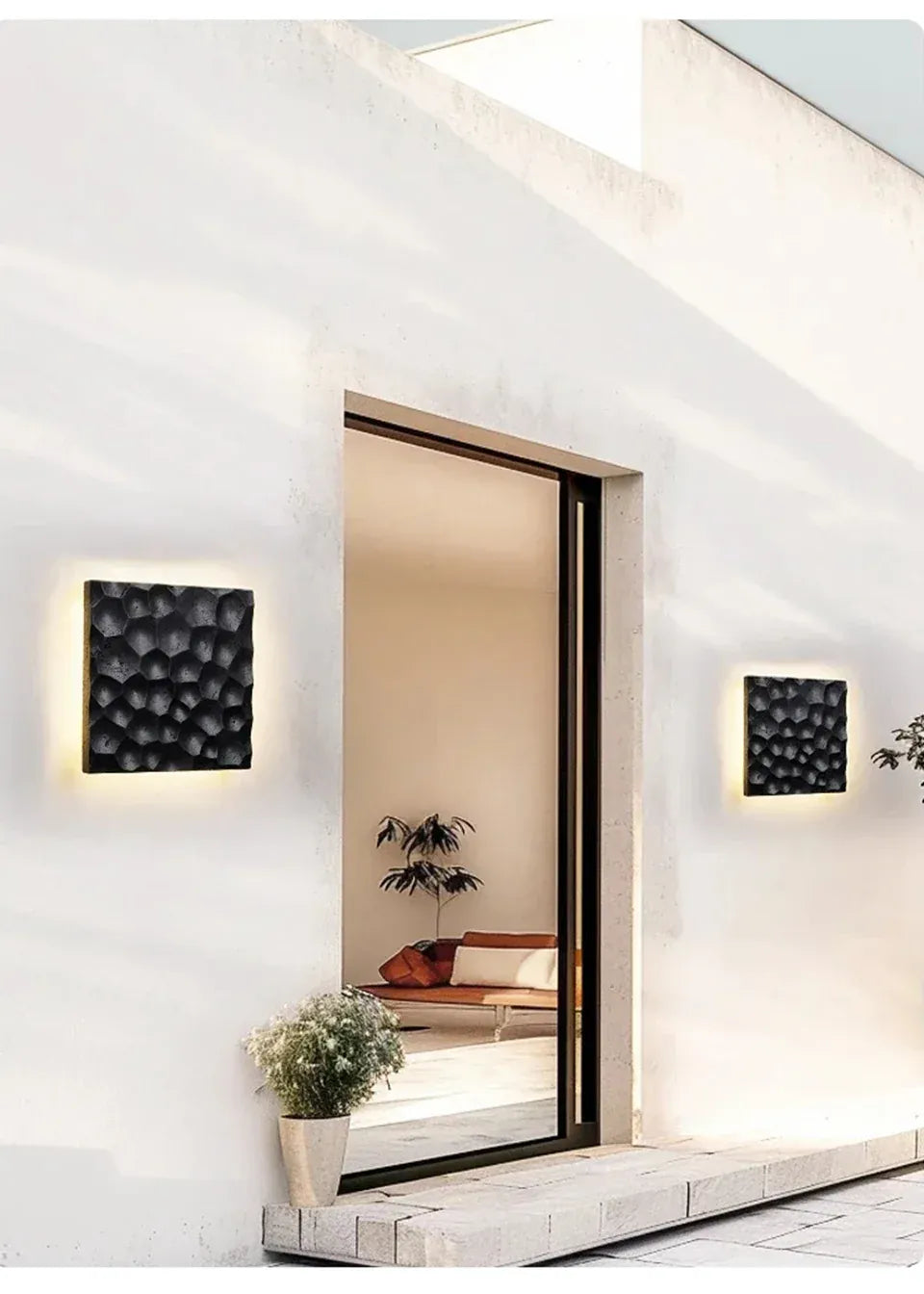 Verthara Premium Wabi-Sabi Travertine Stone Wall Light