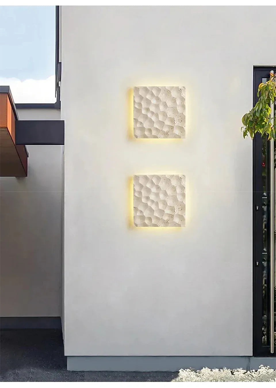 Verthara Premium Wabi-Sabi Travertine Stone Wall Light