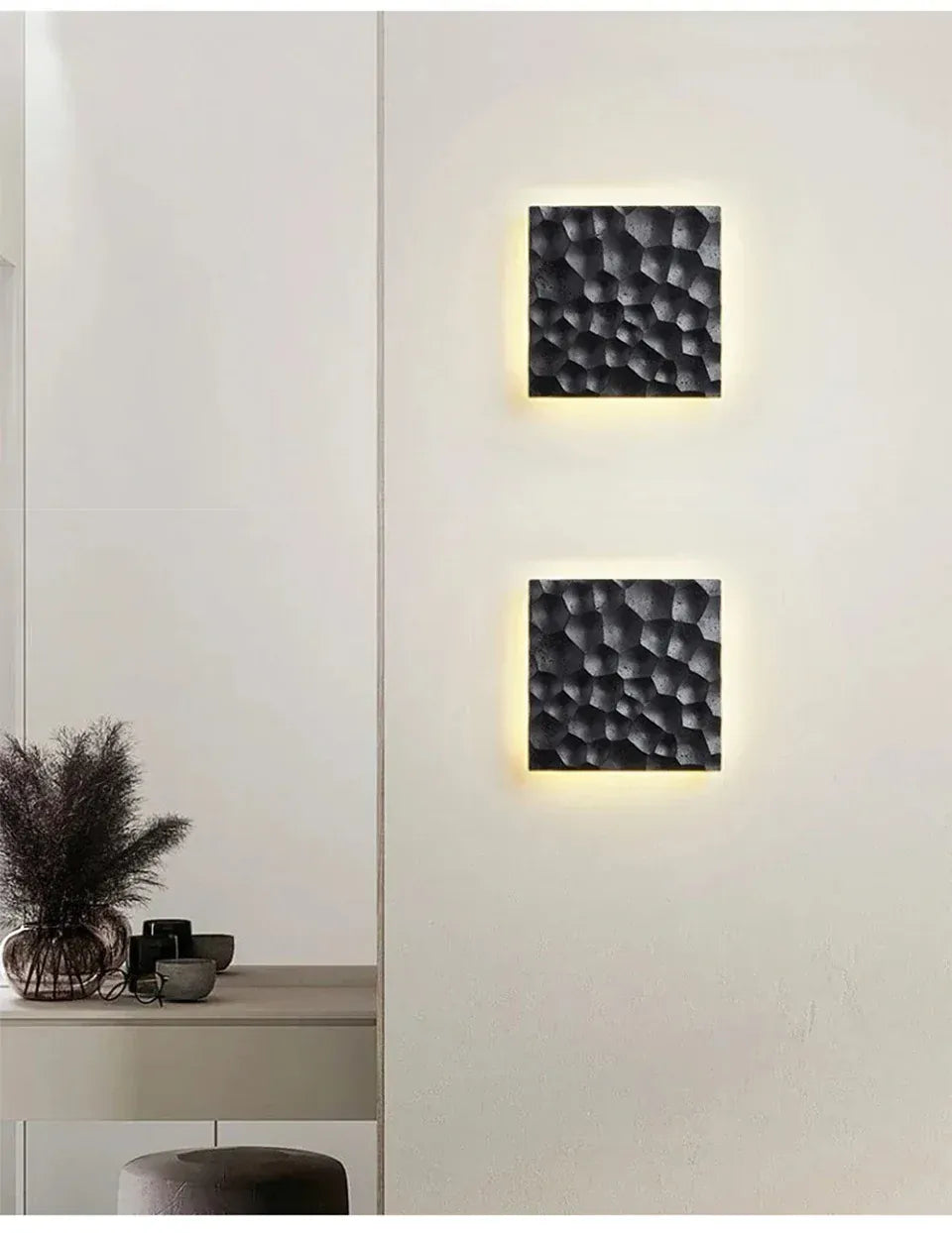 Verthara Premium Wabi-Sabi Travertine Stone Wall Light