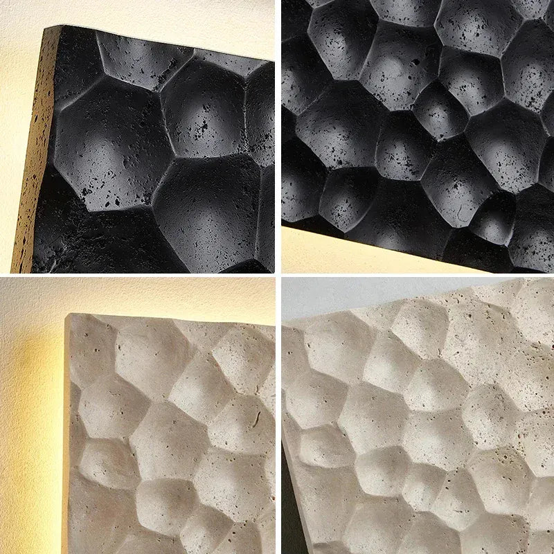Verthara Premium Wabi-Sabi Travertine Stone Wall Light