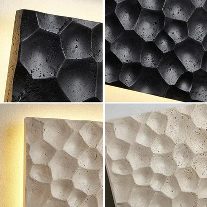 Verthara Premium Wabi-Sabi Travertine Stone Wall Light
