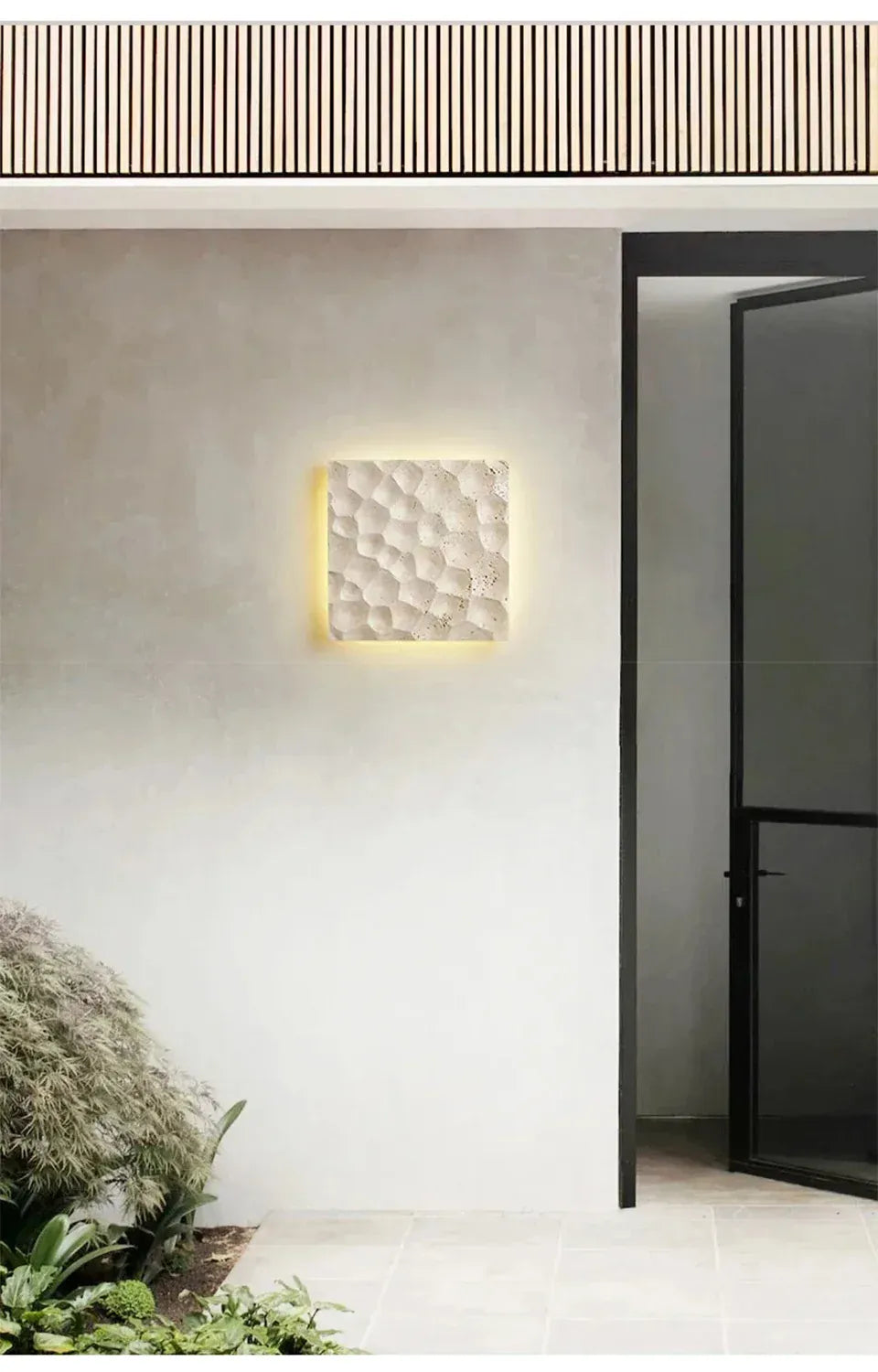Verthara Premium Wabi-Sabi Travertine Stone Wall Light