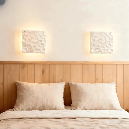 Verthara Premium Wabi-Sabi Travertine Stone Wall Light