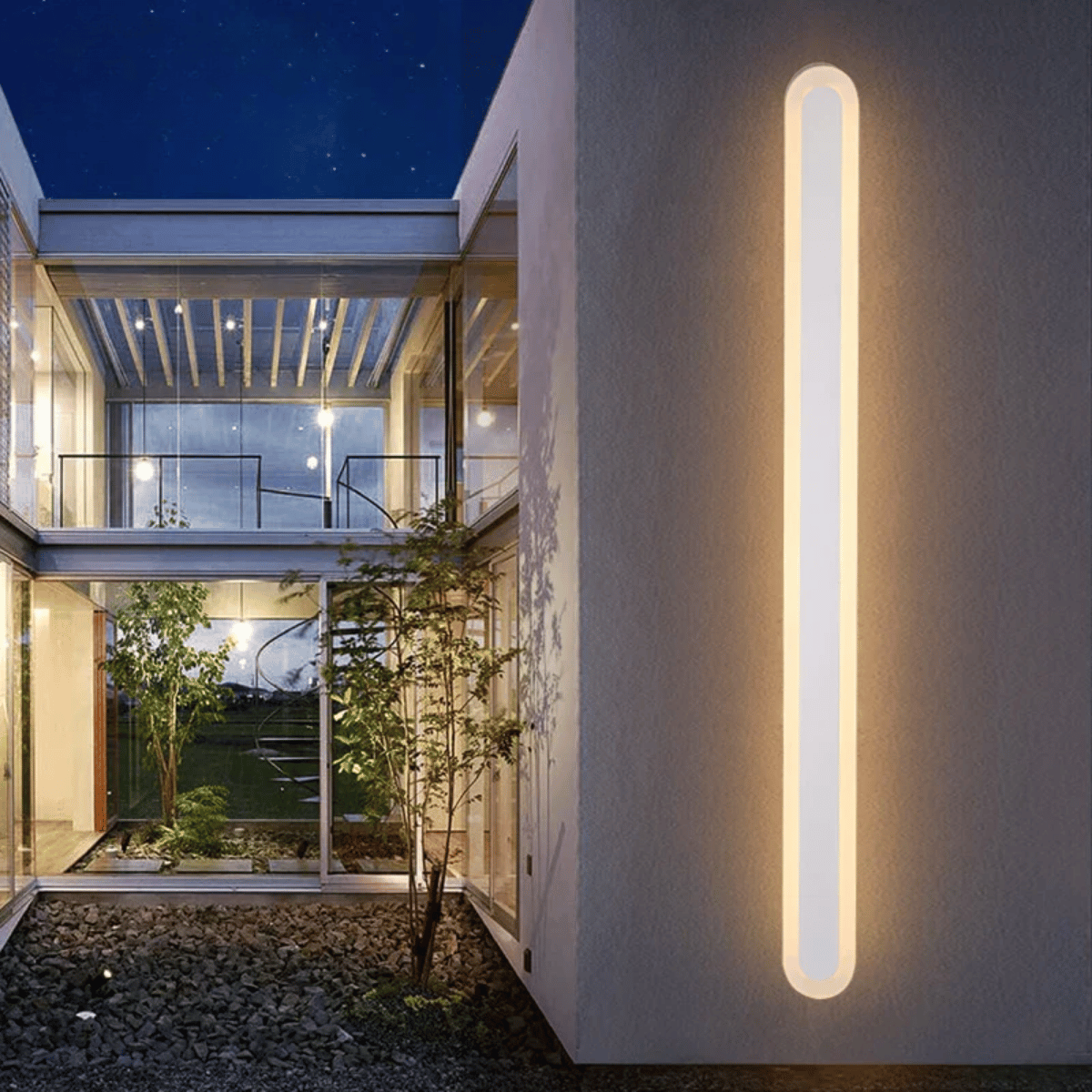 Verthara Premium Wall Mounted LED Outdoor Light – Waterproof - Adjustable Colour Temperature - Modern Design - IP65 Rated - Suitable for Porches and Courtyards