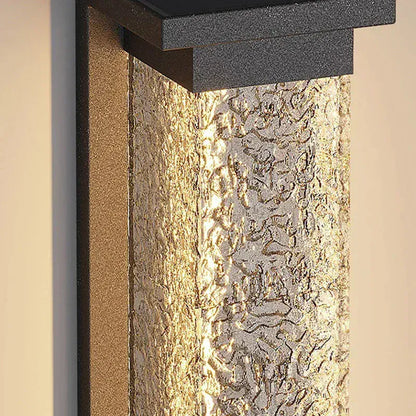 Verthara Premium Water Wave Stainless Steel Outdoor Wall Light