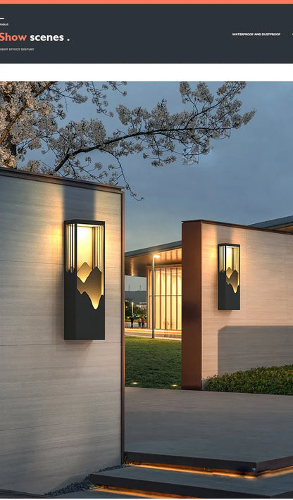 Verthara Premium Waterproof Garden Porch Wall Light