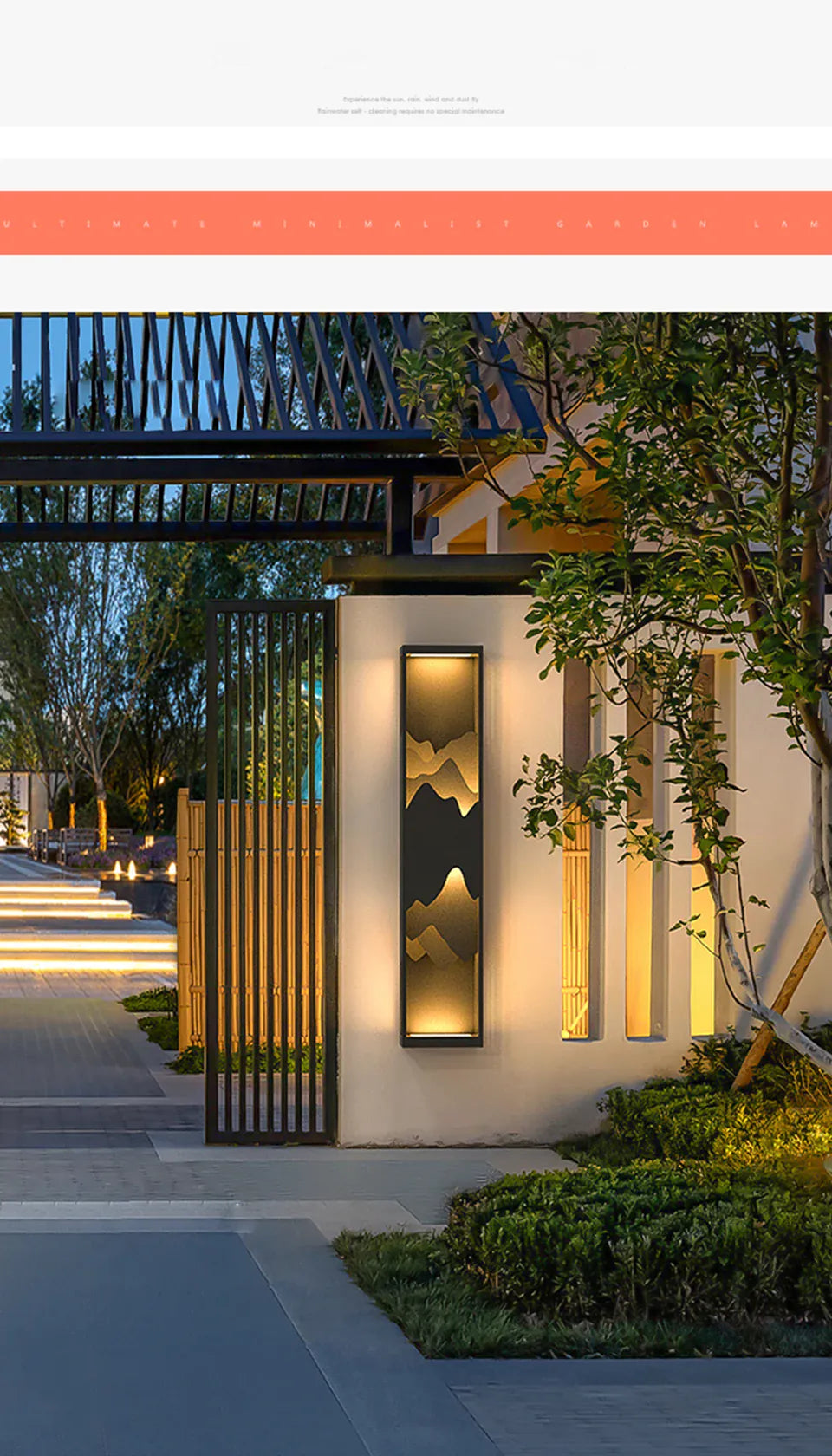 Verthara Premium Waterproof Garden Porch Wall Light