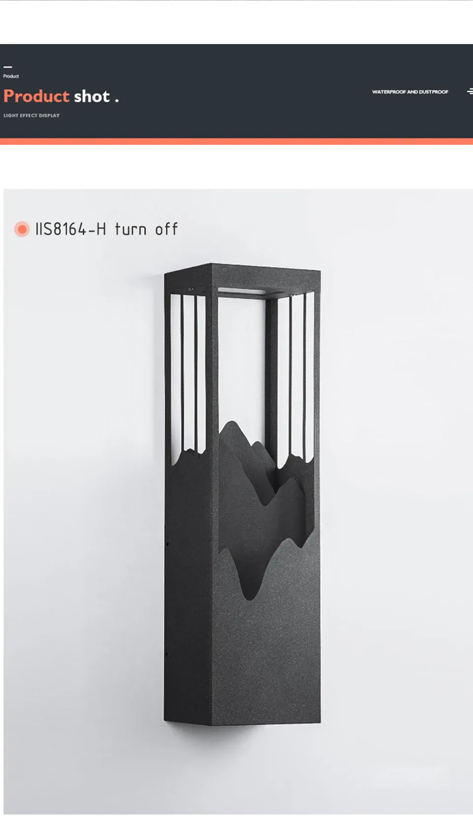 Verthara Premium Waterproof Garden Porch Wall Light