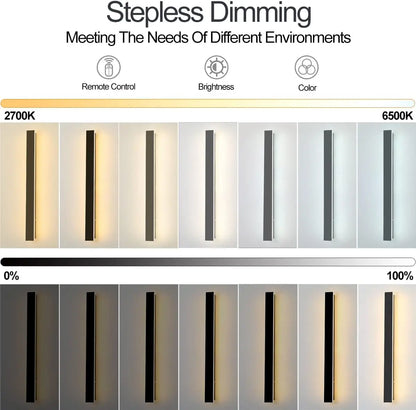 Verthara Premium Waterproof LED Outdoor Wall Lamp, IP65 Aluminum Sconce for Garden, Porch, and Exterior Lighting – Modern Design