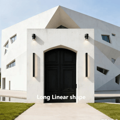 Verthara Premium Waterproof LED Outdoor Wall Lamp, IP65 Aluminum Sconce for Garden, Porch, and Exterior Lighting – Modern Design