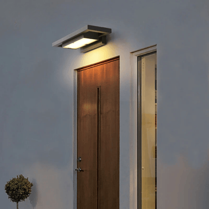 Verthara Premium Waterproof LED Outdoor Wall Light - Modern Design - Black Aluminium - IP65 Rated - Ideal for Garden and Entryway - Energy Efficient